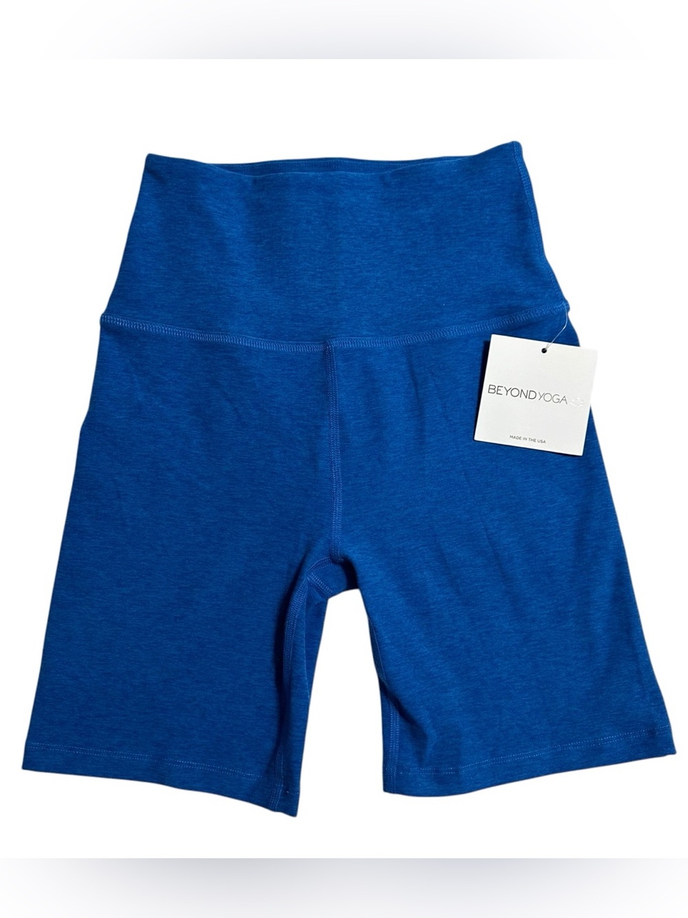 Beyond Yoga NWT Spacedye Keep Pace Biker Short In Blue Sz.Sm Athleisure Active
